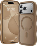 toushion for iPhone 17 Pro Max Case Cute Brown, Fits MagSafe, Matte Skin by Unknown