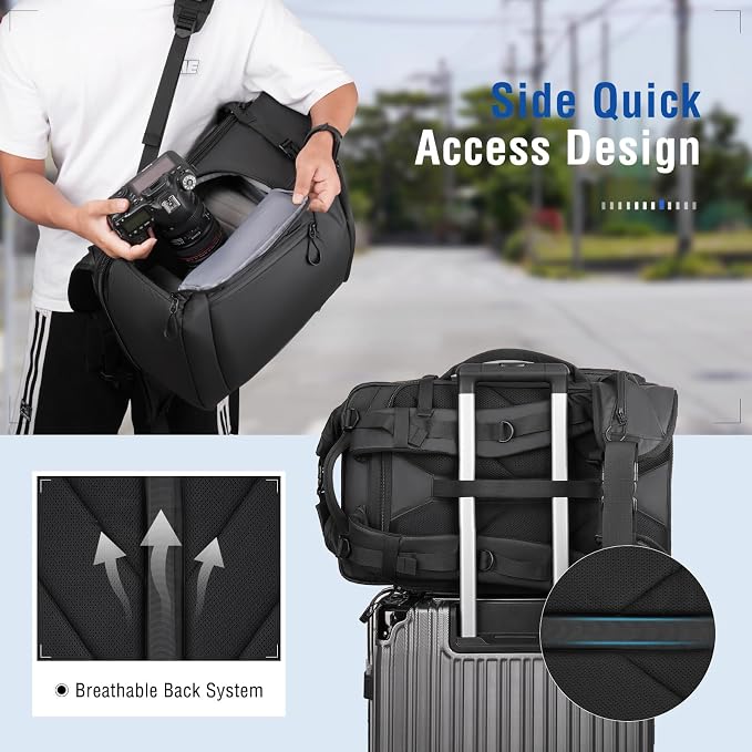 MOSISO Waterproof Camera Backpack, DSLR/SLR/Mirrorless Large Camera Bag - Image 5