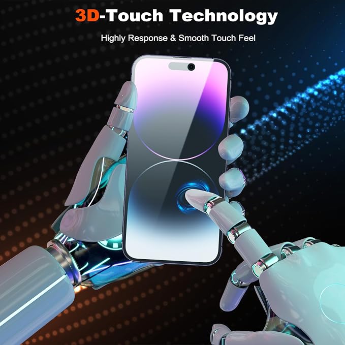 YMHML 2 Pack for iPhone 14 Pro Max Privacy Screen Protector, Upgrade Anti Spy - Image 5