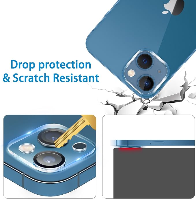 【3 Pack】Dengduoduo Tempered Glass Camera Lens Protector - Image 4