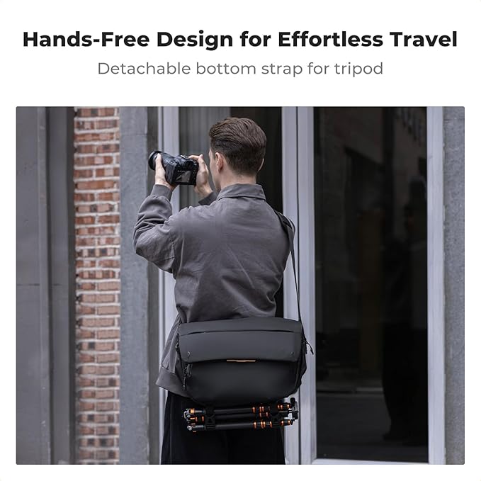 K&F CONCEPT Camera Sling Bag, 15L Camera Bags - Image 4