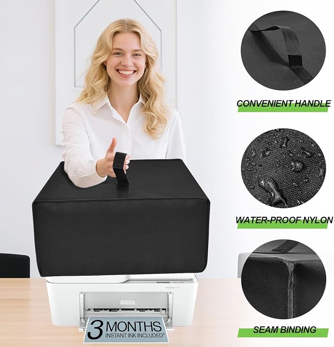Printer Cover for HP DeskJet, Waterproof Anti-Static Dust-Proof Thick Printer - Image 3