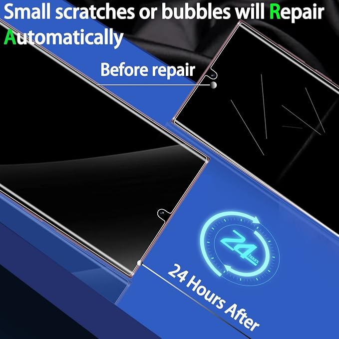 IMBZBK for Samsung Galaxy S22 Ultra 5G Screen Protector, 3 Flexible TPU Film - Image 3