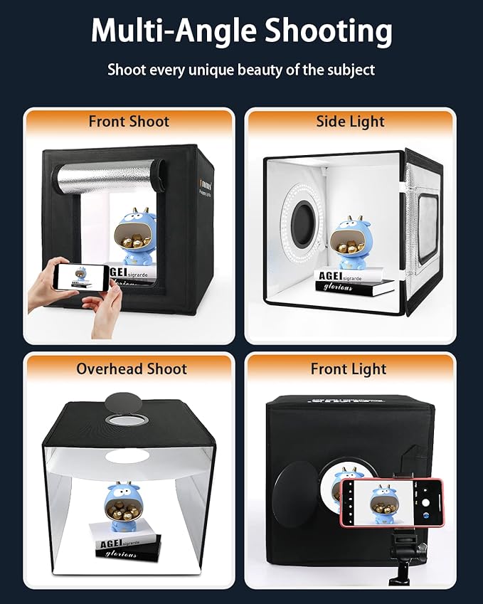 DUCLUS Light Box Photography, Portable Lightbox - Image 7