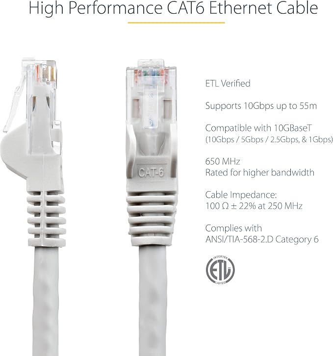 StarTech 6in CAT6 Ethernet Cable - Image 2