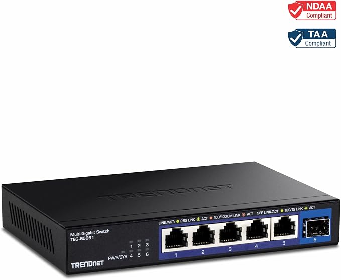 TRENDnet 6-Port Unmanaged 2.5G Switch - Image 10