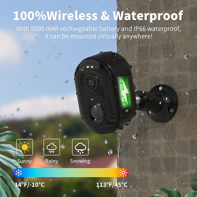 Armorcope Security Cameras Wireless Outdoor, Battery Powered 2k Color Night - Image 2