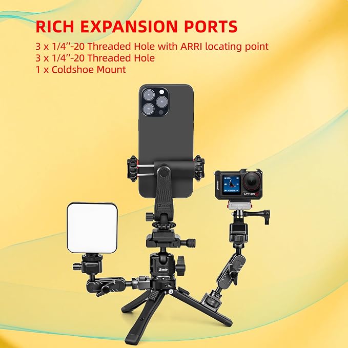 Zeadio Heavy Duty Metal Tripod Kit - Image 7