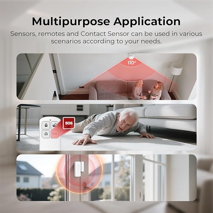Wireless Home Security System WiFi/4G Home Alarm System - Image 5
