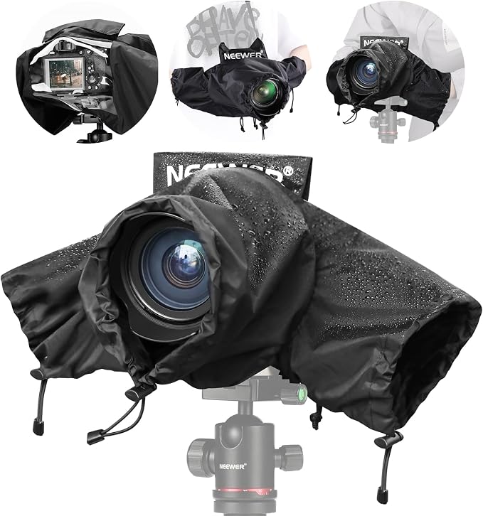 NEEWER Camera Rain Cover, Small Size Durable Nylon Raincoat Compatible by Neewer