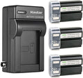 Kastar 3-Pack EN-EL1 Battery and AC Wall Charger Replacement by Kastar
