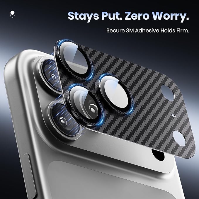Hoerrye for iPhone 17 Pro Camera Lens Protector - Image 5