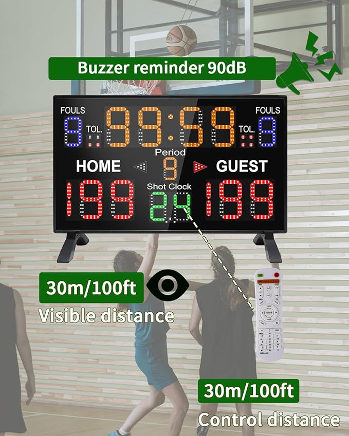 LUCKY TIME Basketball Scoreboard - Image 5