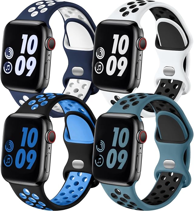 Adorve 4 Pack Sport Bands Compatible by Adorve