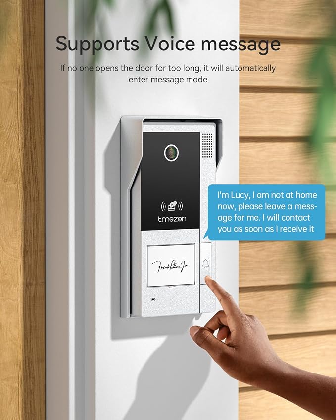 TMEZON WiFi Video Intercom System Doorbell - Image 2