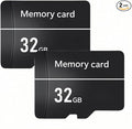 32GB Memory Card 2 Pack, High Speed Data Transfer, by Unknown