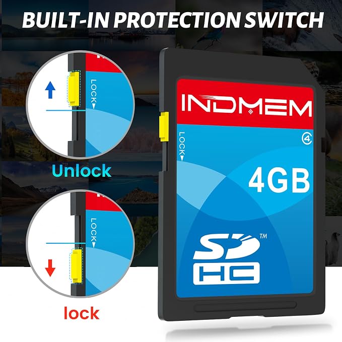 SD Card 4GB, 8 Packs Class 4 4GB Flash Memory Card MLC Standard Secure Digital - Image 2