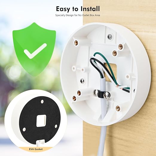 30ft/9M Power Cable with Adapter and Plug-in Mount Compatible with Blink - Image 3