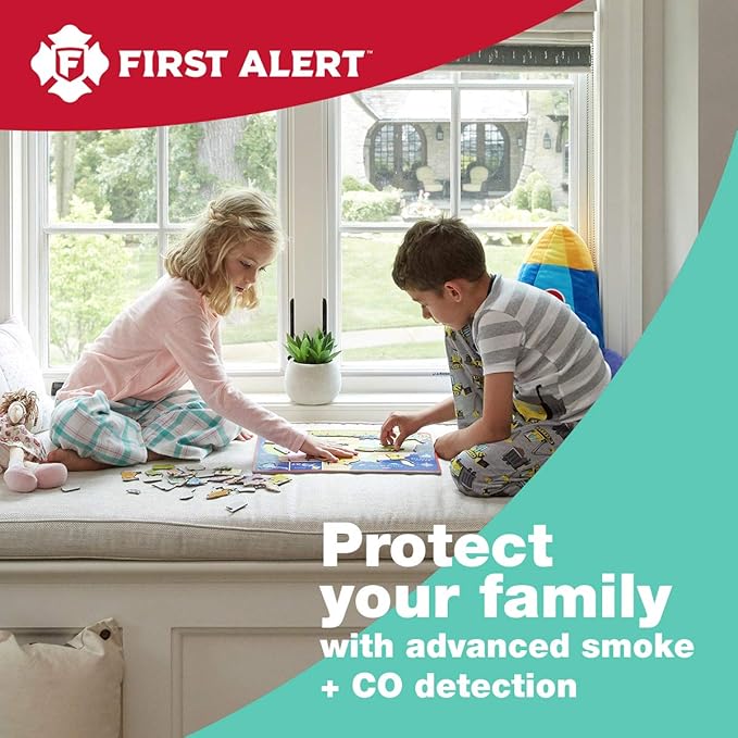 FIRST ALERT SC9120B Corded Electric Combination Alarm - Image 2
