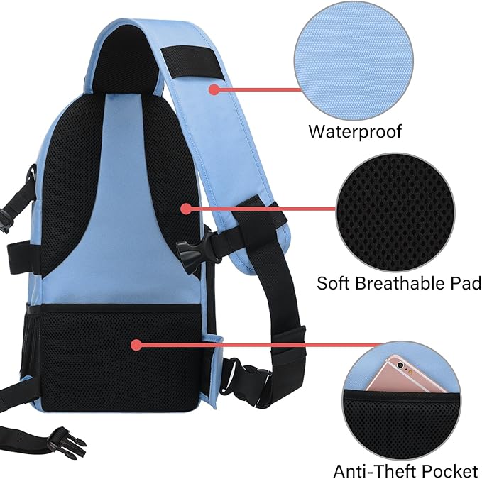MOSISO Camera Sling Bag, DSLR/SLR/Mirrorless Camera Case Shockproof Photography - Image 4
