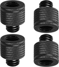4PCS M10 Female to 3/8 Male Tripod Screw Adapter Aluminum Alloy Camera Mount by LUORNG