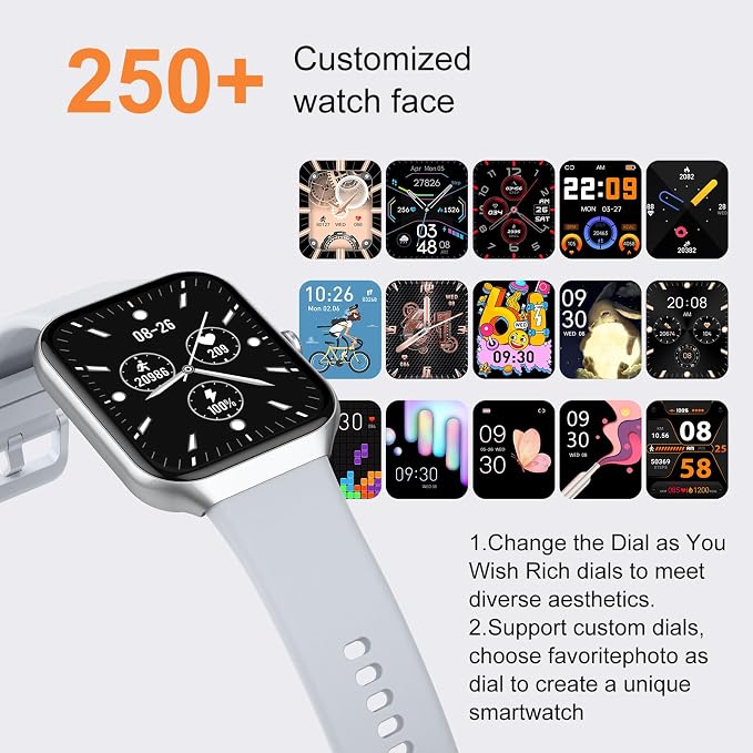 Smart Watch for Men Women, 1.96" HD Smartwatch - Image 2