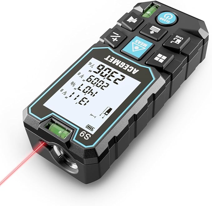 ACEGMET Laser Measure, 229ft/70m Laser Measurement Tool, S9 Room Laser by ACEGMET