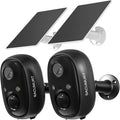 Solar Security Cameras Wireless Outdoor, Free Cloud Storage, 2.4G WiFi Camera by SACUMURT