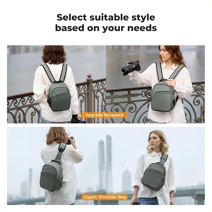 K&F CONCEPT Camera Backpack, Lightweight Camera Bag - Image 8