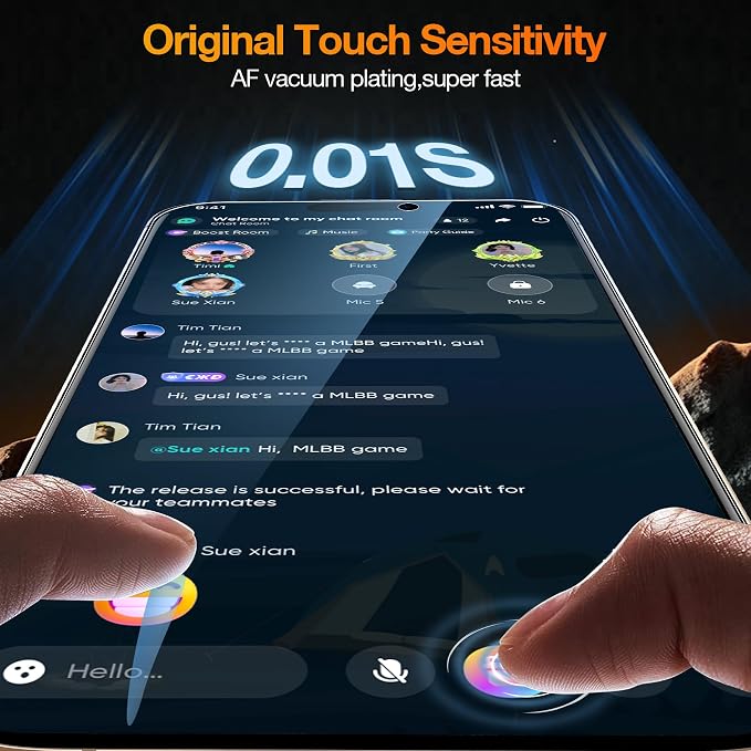 YMHML Compatible for iPhone 16 Pro Privacy Screen Protector Tempered Glass - Image 4