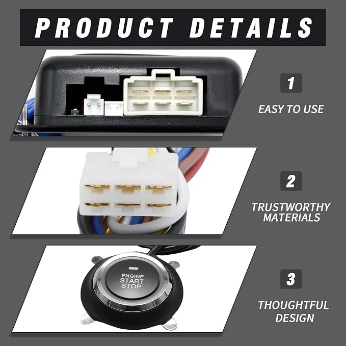MDEOOSKY 12V Car Alarm System - Image 3