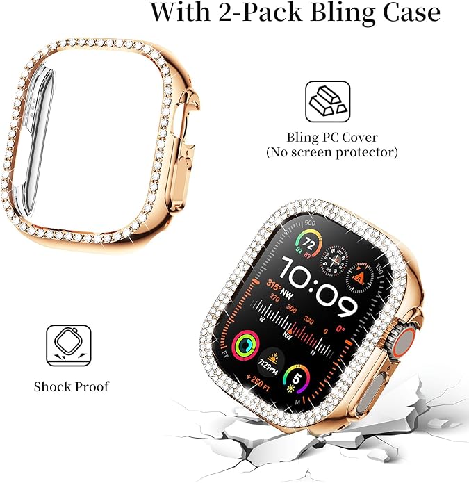 Mosonio Compatible with Apple Watch Band 38mm 40mm 41mm 42mm 44mm 45mm 46mm - Image 4