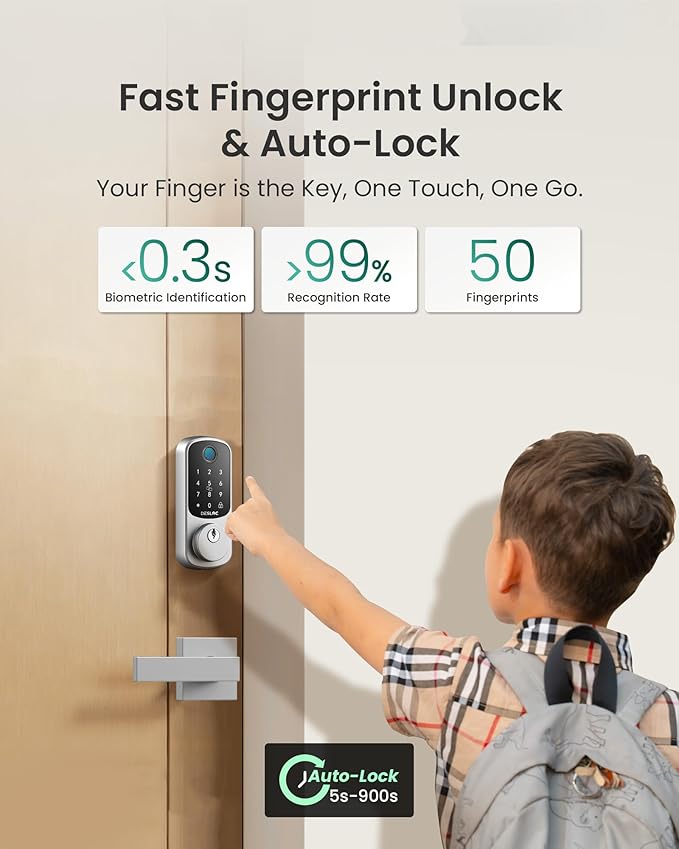 DESLOC B200 Fingerprint Smart Lock - Image 4