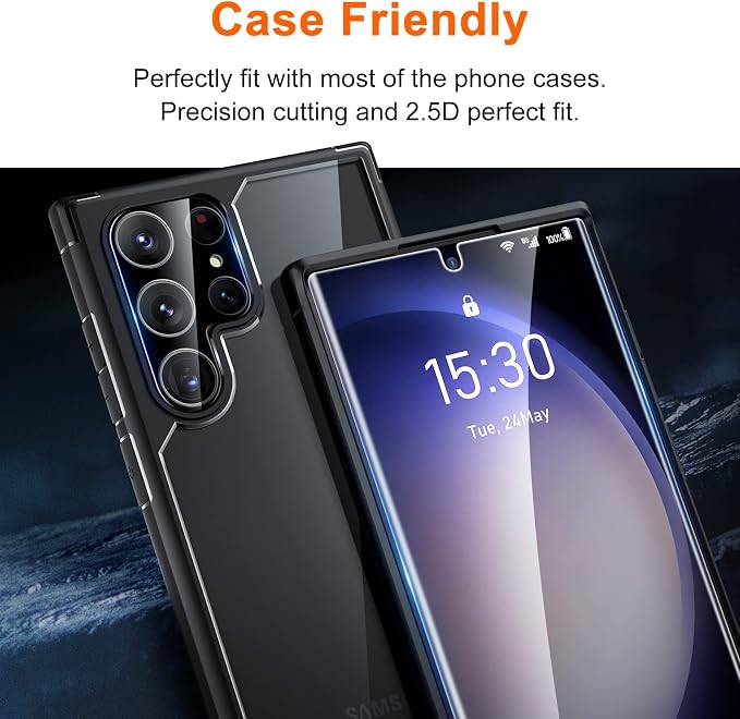 UniqueMe Compatible for Samsung Galaxy S23 Ultra 6.8 inch Screen Protector - Image 6