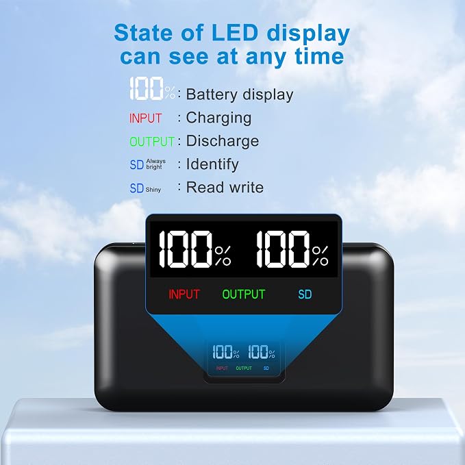 NP-W126 Camera Battery Multifunctional Charger Set Compatible - Image 3