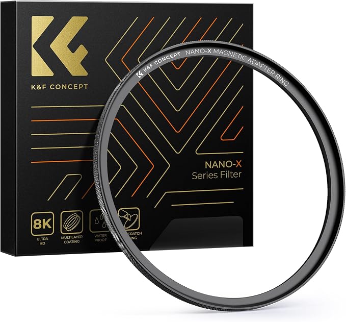 K&F CONCEPT 62-77mm Magnetic Filter Adapter Ring, by KFCONCEPT