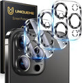 UniqueMe Compatible for 3 Pack iPhone 15 Pro/iPhone 15 Pro Max Camera Lens by UniqueMe