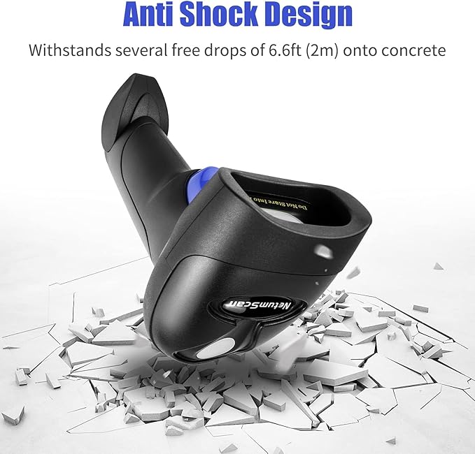 NetumScan USB 1D Barcode Scanner, Handheld Wired CCD Barcode Reader Supports - Image 3