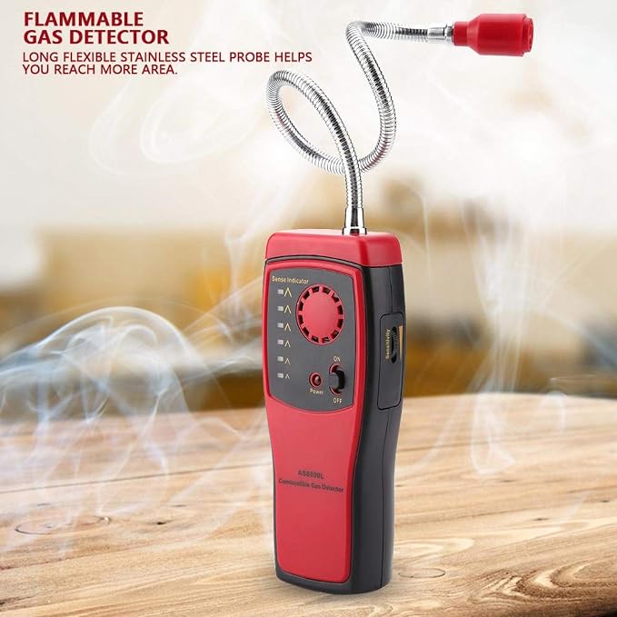 SMART Sensor AS8800L Flammable Gas Detector to Locate Gas Leaks Source Analyzer - Image 5