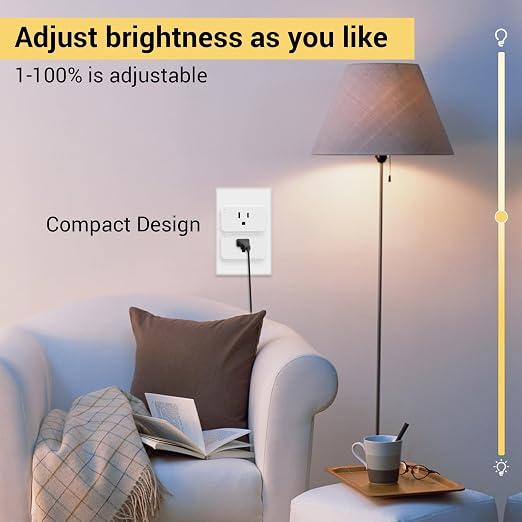 New One Zwave Outlet Dimmer 2 Pack, 800 Series Z-Wave Plug, Z Wave Extender - Image 5