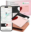 SPOTMINDERS Apple MFi Certified Wallet Tracker 2-Pack Black & Pink Travel Pack by Spotminders