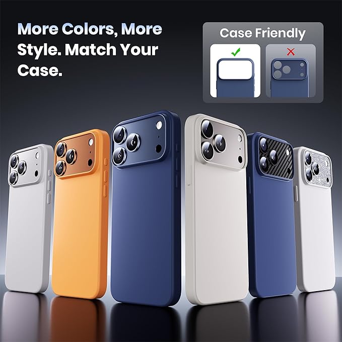 Hoerrye for iPhone 17 Pro Max Camera Lens Protector - Image 6