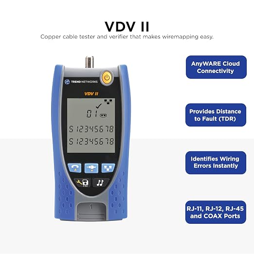 TREND Networks | R158007 | VDV II Basic | Cloud Connected | Voice, Data and - Image 2