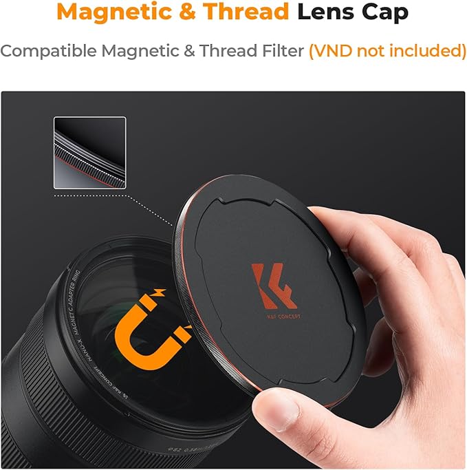K&F CONCEPT 67mm Magnetic CPL+ND8+ND64+Magnetic Basic Ring+Lens Cap Camera Lens - Image 3