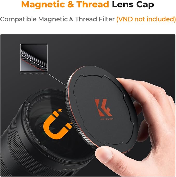 K&F CONCEPT 52mm Magnetic CPL+ND8+ND64+Magnetic Basic Ring+Lens Cap Camera Lens - Image 3