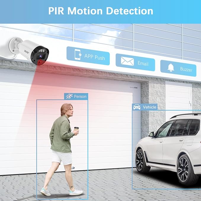 【All-in-One Security System】 4K Outdoor Wired Security Camera System, Home - Image 6