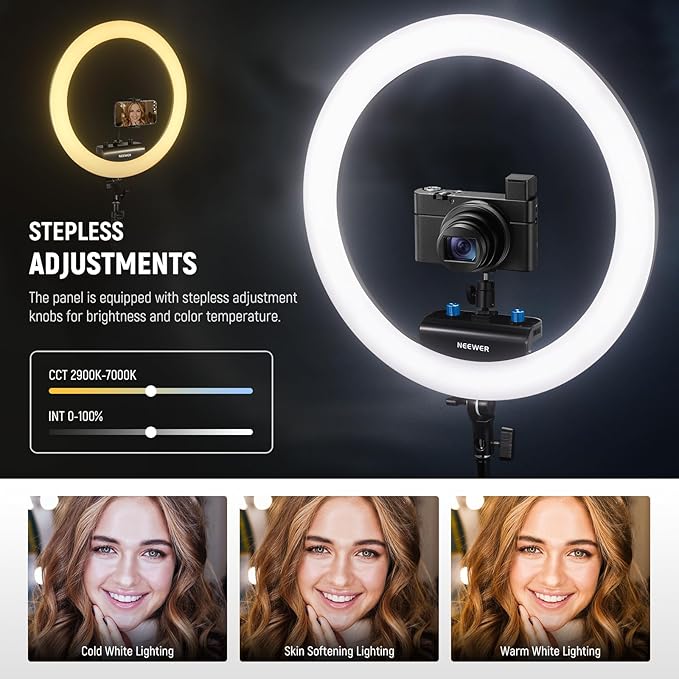 NEEWER Professional 18 Inch Ring Light - Image 3