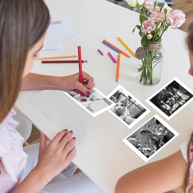Phetium 20 Rolls Kids Camera Instant Print Refill Paper Set, HD Printing - Image 5
