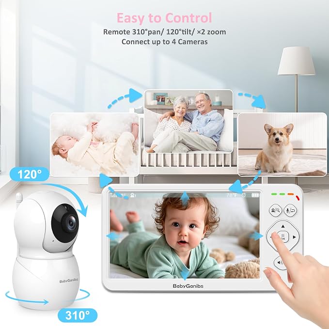 6" Big Screen Baby Monitor - Image 4
