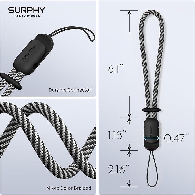 SURPHY 2 Pack Phone Lanyard for Cellphone Case, Phone Wrist Strap for Case - Image 6